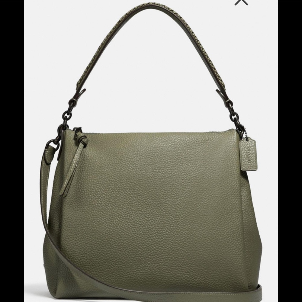 Coach Shay Shoulder Bag With Whipstitch Detail.